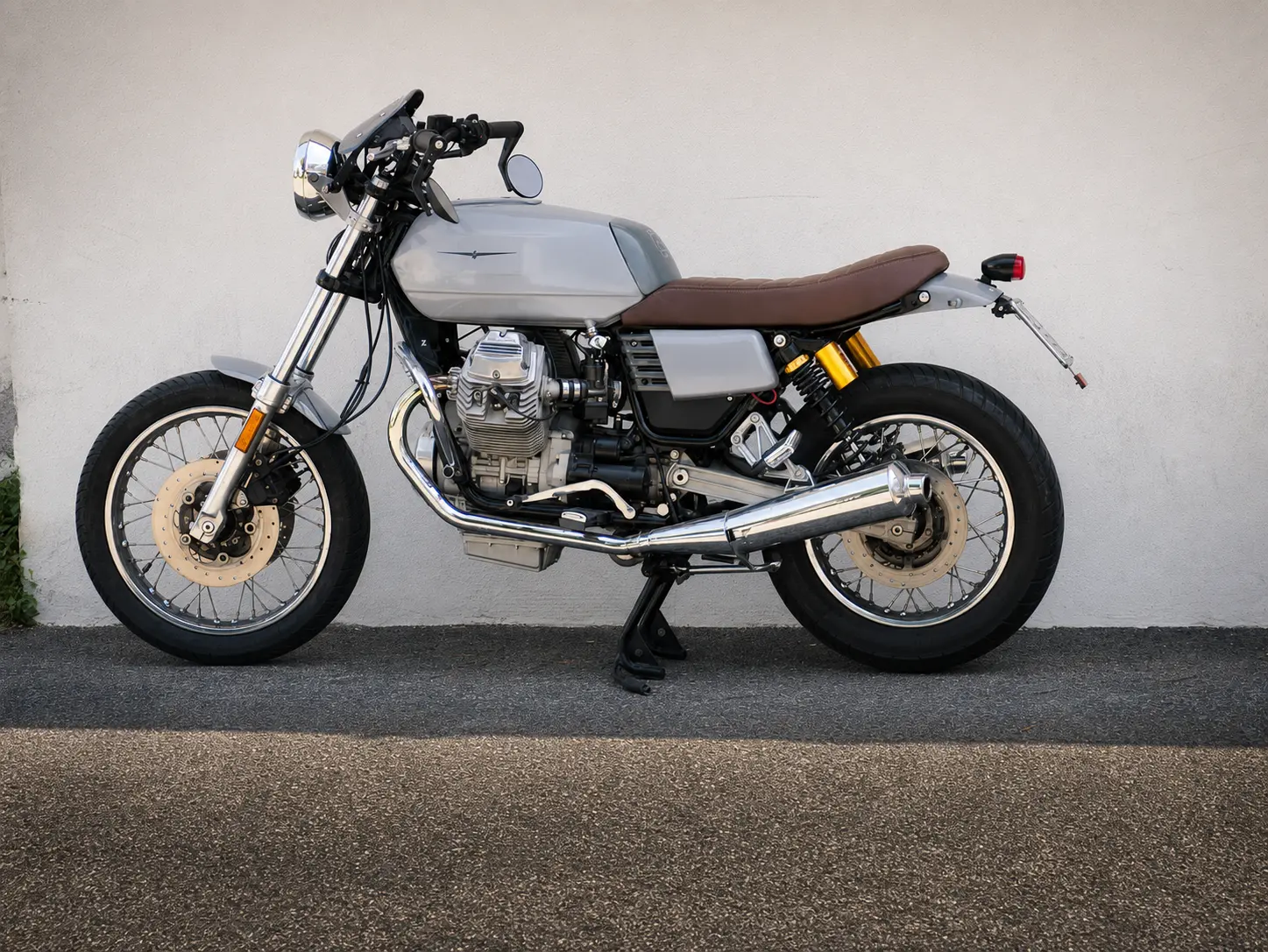 Moto Guzzi Nevada 750 del 1999 trasformata da Andrea Seghezzi in una special